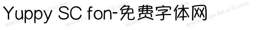 Yuppy SC fon字体转换